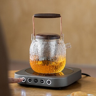 电陶炉带保温煮茶器加厚耐热玻璃提梁泡茶壶电热煮茶炉烧水