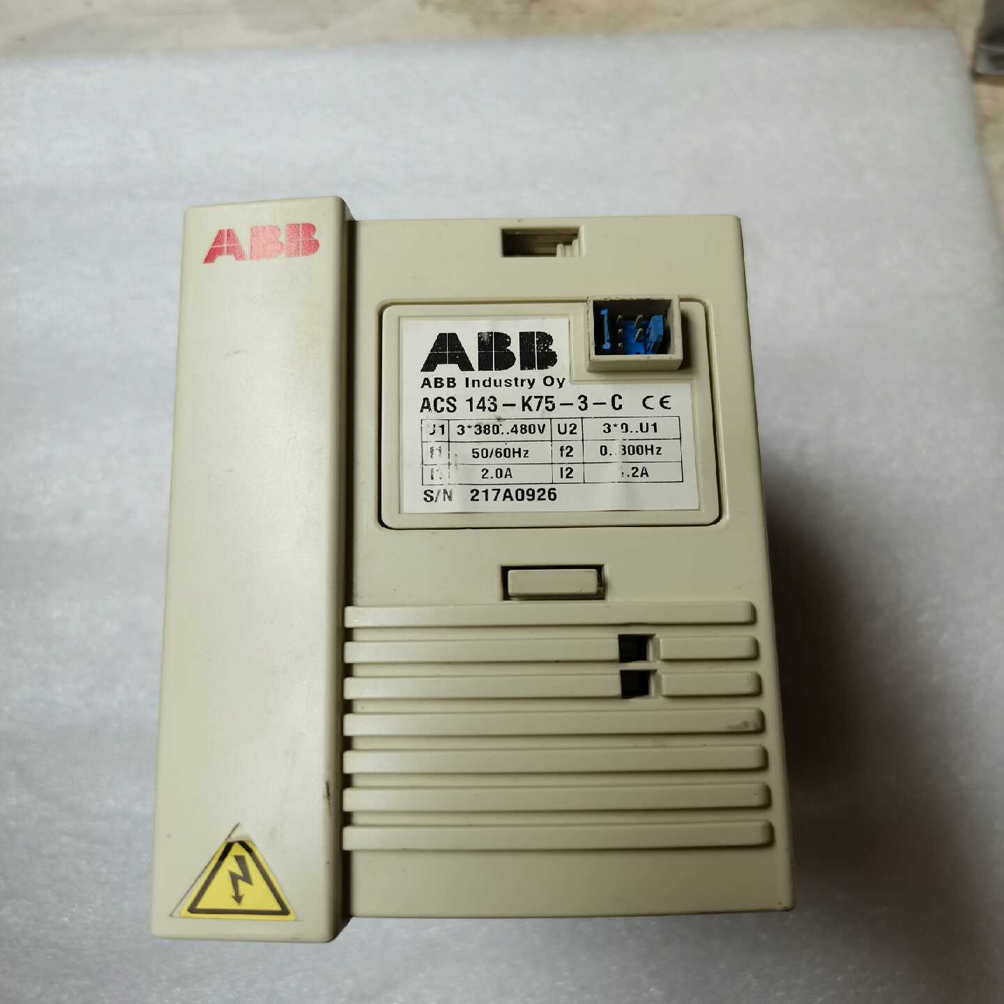 ABB变频器ACS143-K75—3—C功能正常拆机，实--议价商品