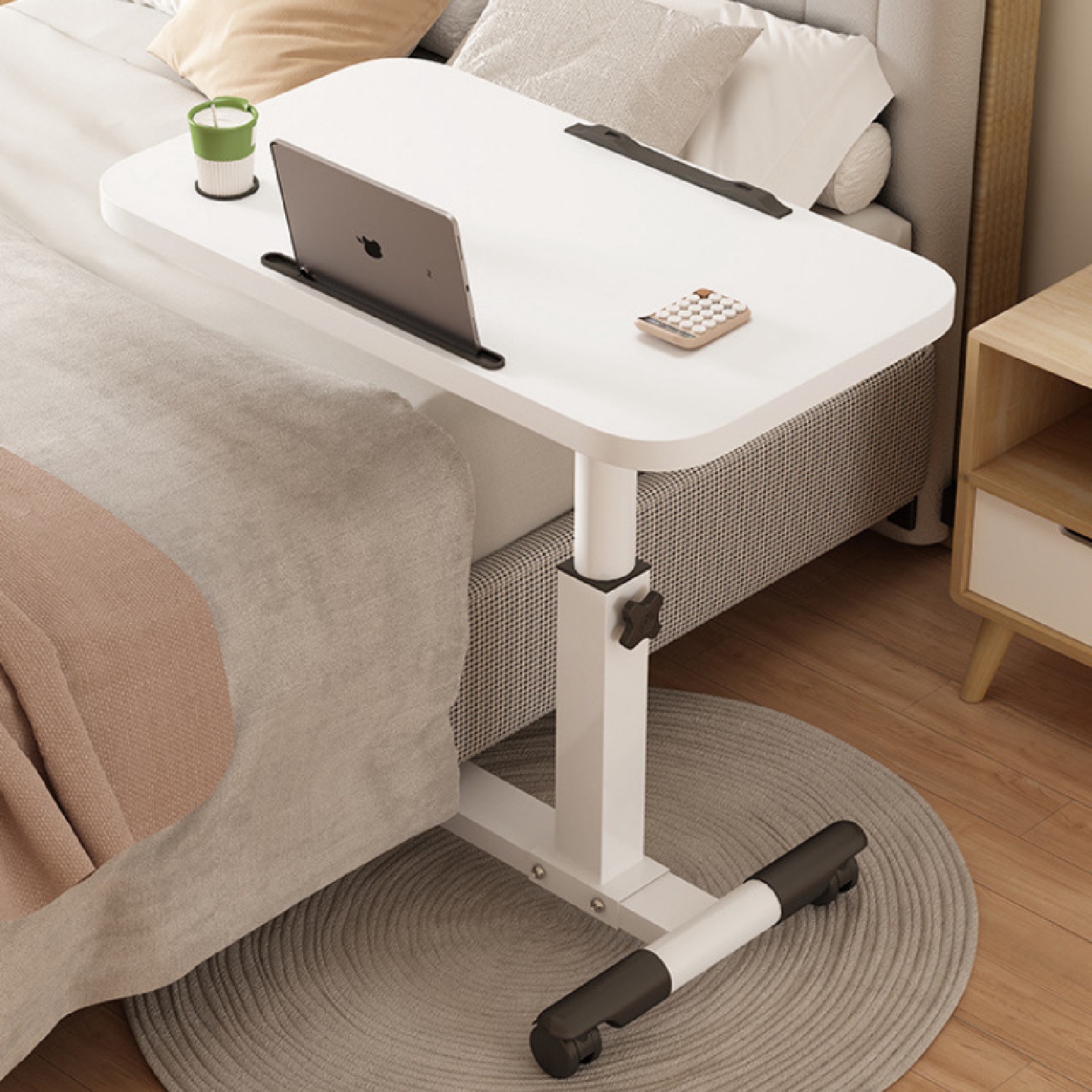 床边桌可移动床上电脑桌卧室桌子升降书桌家用笔记本学习折叠桌小