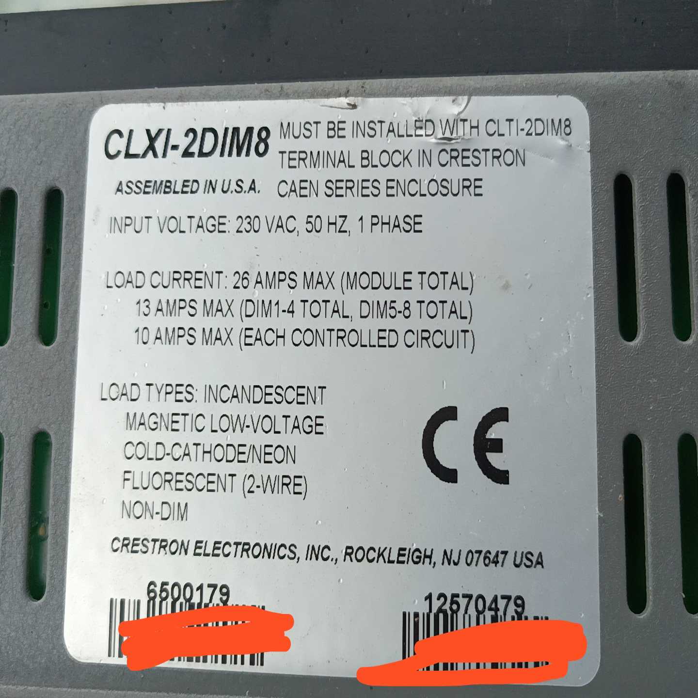 拆机快思聪Crestron中控主机，成色还不错，--议价商品