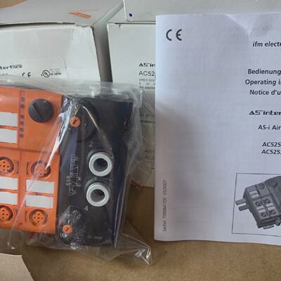 1 x Ifm Electronic ASi AirBox AC5253 52 Bistable 4DIY AUX E