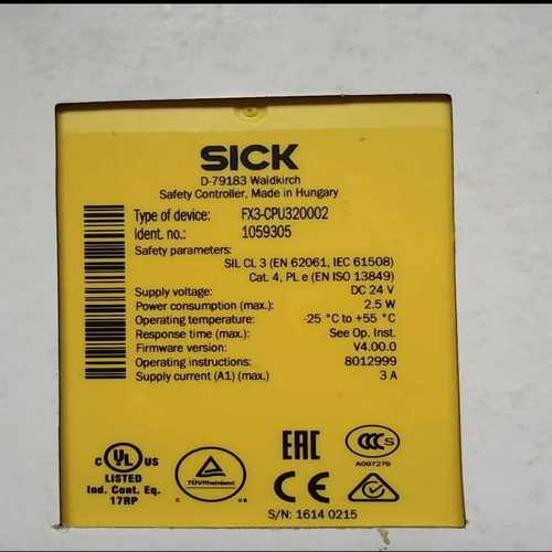 未拆封SICK西克FX3-CPU320002询价