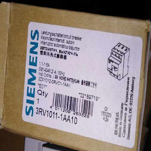 3RV1011-1AA10低压断路器包【询价】