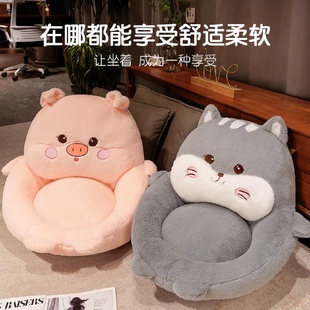 卡通蒲团坐垫动物坐垫靠背一体懒人蒲团家用榻榻米飘窗地垫 新款