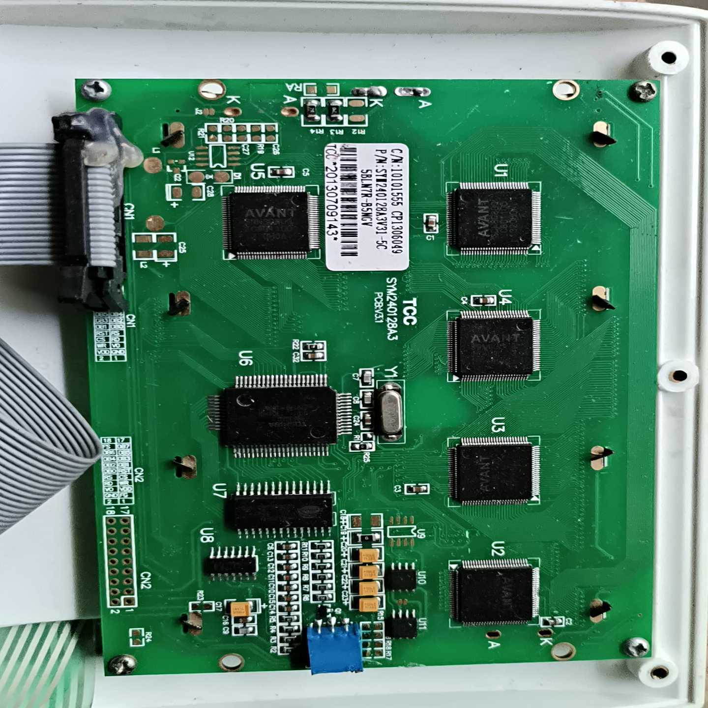 TCC  SYM240128A3  PCB 3.1单色显示屏（电子设备）