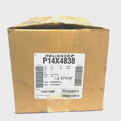 NEW RELIANCE P14X4838 MOTOR 1 HP 3 PHASE 1140 RPM