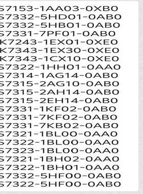 西门子模块，拆机西门子，332-5HF00，331-7kf0--议价商品