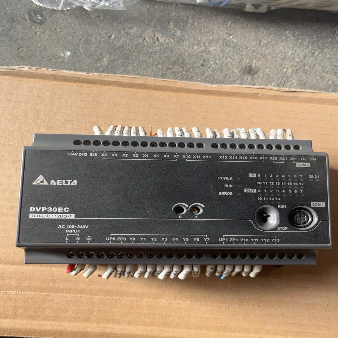 议价拆机台达PLCDVP30EC00T3成色漂亮功能正常