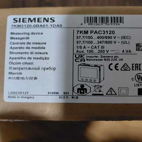 7KM3120-0BA01-1DA0多功能仪表询价