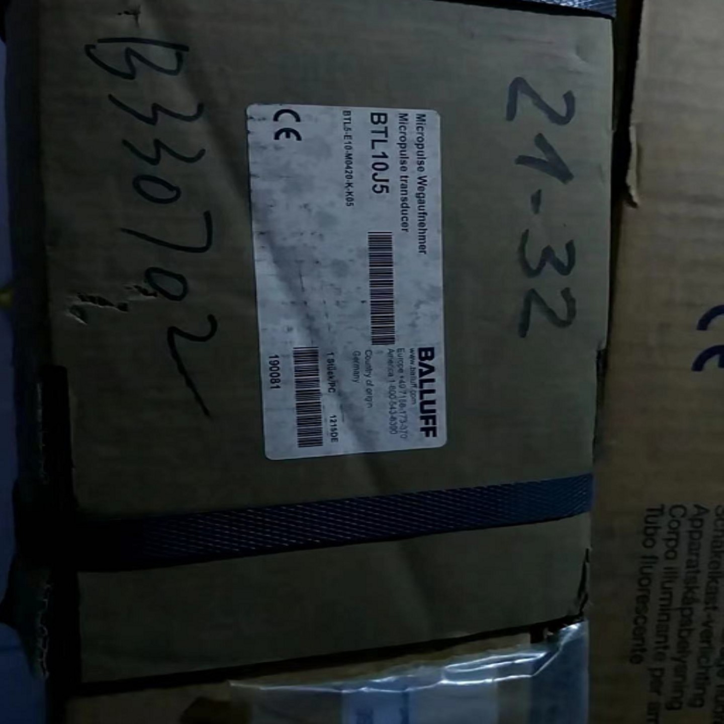 配件全新原装BALLUFF巴鲁夫BTL5-E10-M0420-K-K05 BTL10J5议价