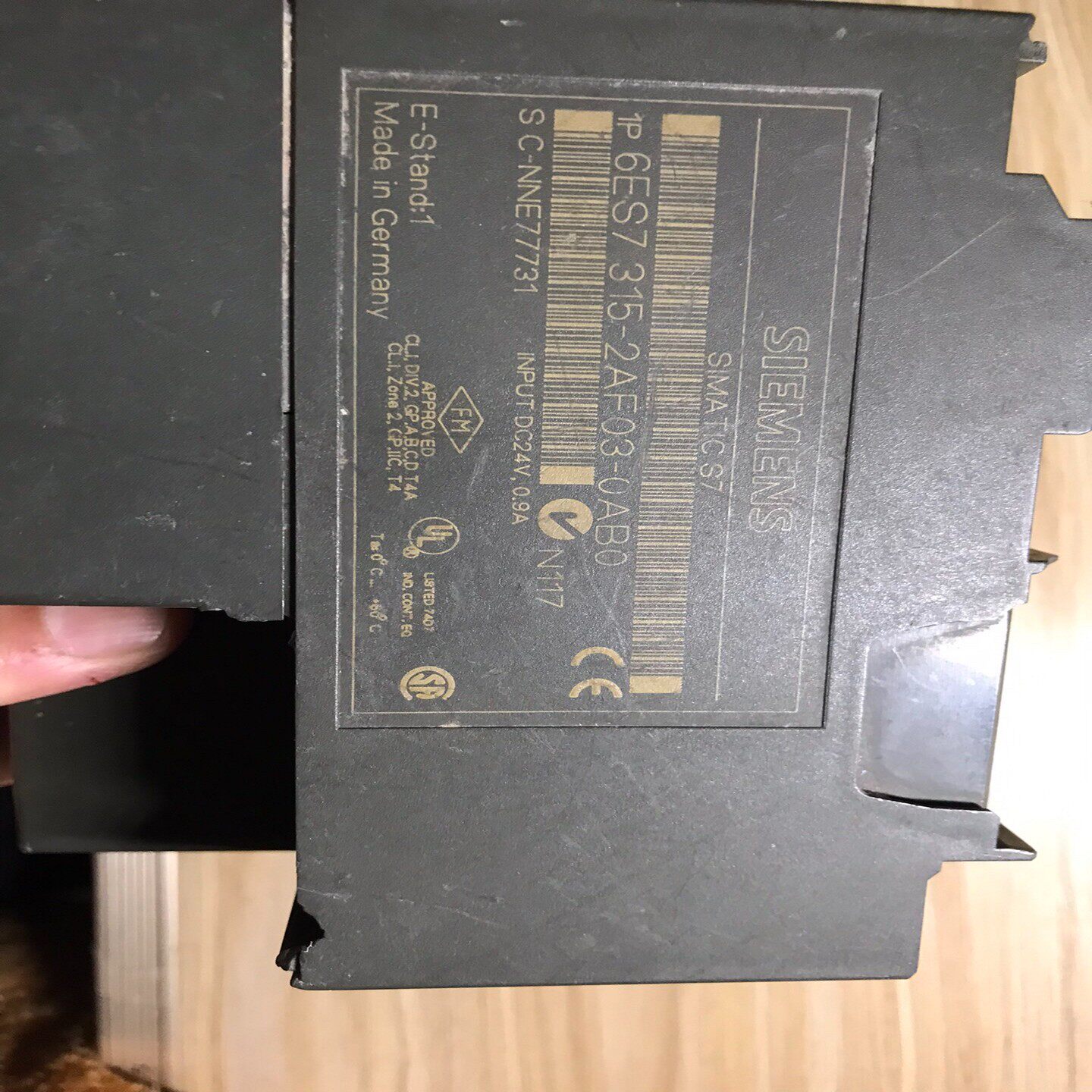 班美萝西门子315-2AF03-0AB0,已通电有显示。拆机--议价商品