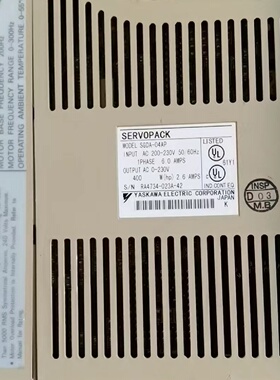 寻安川SGDL04AP400W成色新9新以上工厂用