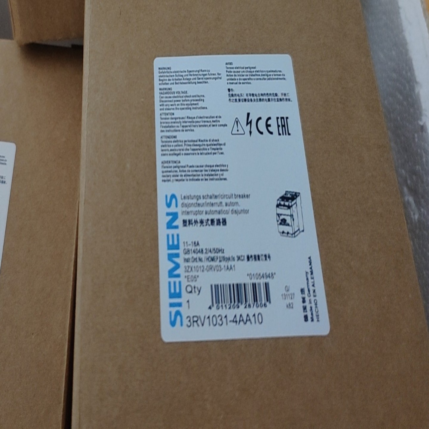 马达保护器 3RV1031-4AA10 断路器 3rv~询价