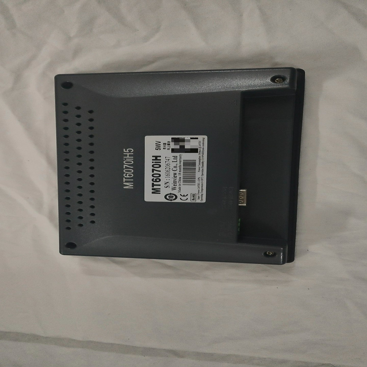 威纶MT6070iH5wv原装件，功能包好，成色漂{议价}