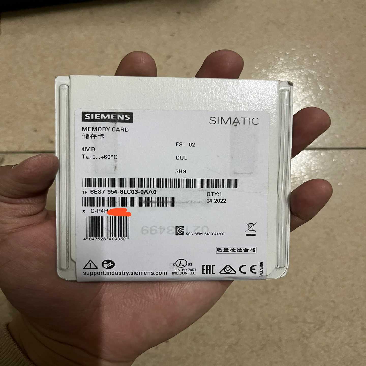 【议价】954-8LC03未拆封，。适用