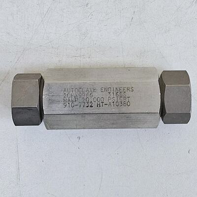 Autoclave 20FX9966  9107732 Union Coupling Lot of 3 pcs