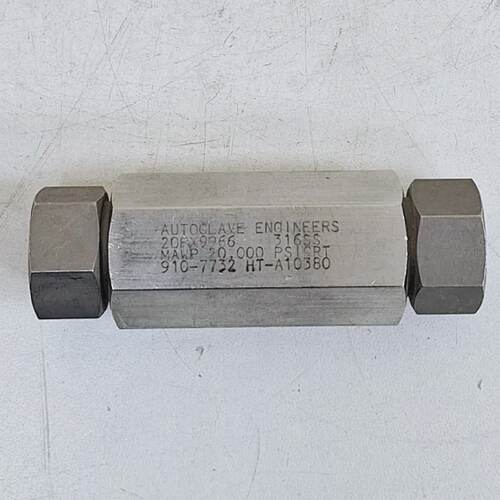Autoclave 20FX9966  9107732 Union Coupling Lot of 3 pcs