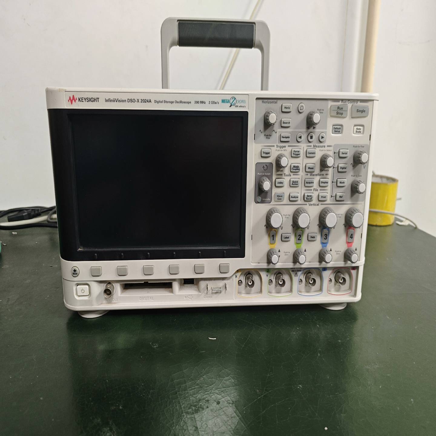 询价是德DSOX2024A四通道200M数字示波器功能正常