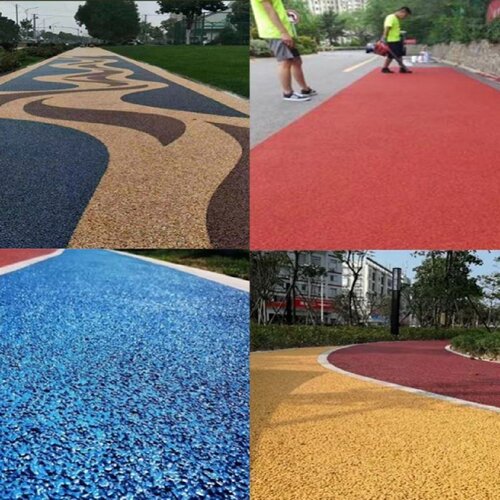 冷拌彩色透水沥青粘合剂混凝土柏油路修补料冷铺地坪胶粘剂沥青液