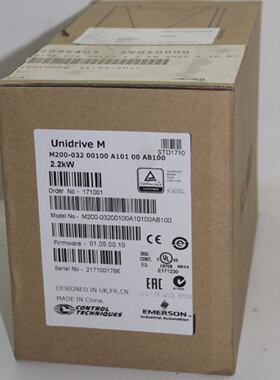 ControlTechniquesM200032UnidriveM2.2kW全新