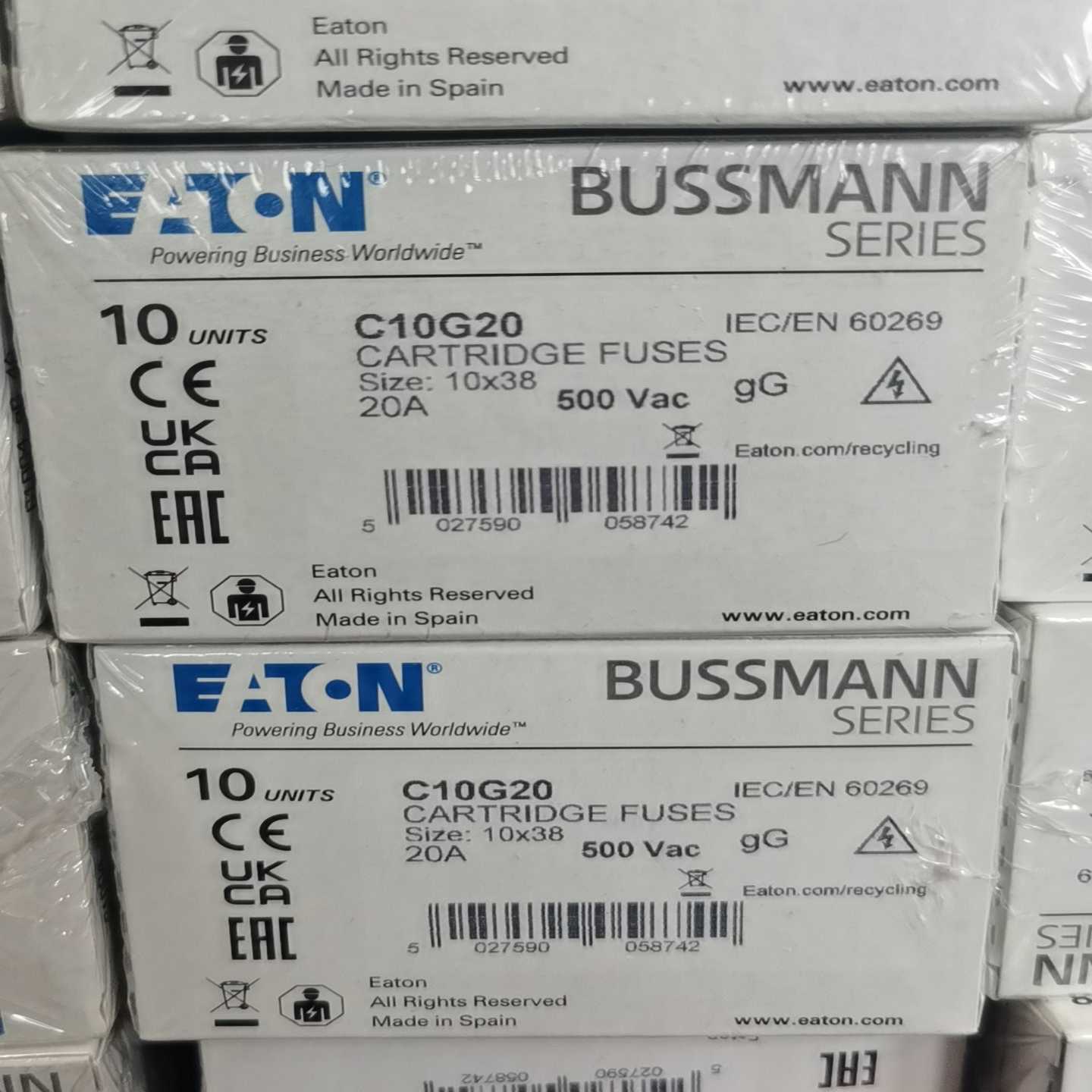 询价~Bussmann熔断器C10G2 C10G4 C10G6 C