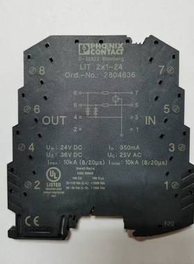 配件PHOENIX菲尼克斯 2804636信号防雷器3类电涌保护器LIT 2X议价