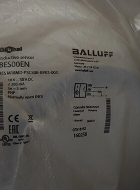 BALLUFF德国巴鲁夫BES00EN传感器BES【议价】