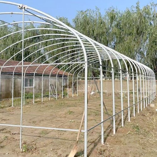 蔬菜大棚钢管育苗支架拱杆种植镀锌葡萄连栋全套棚樱桃树菜棚骨架