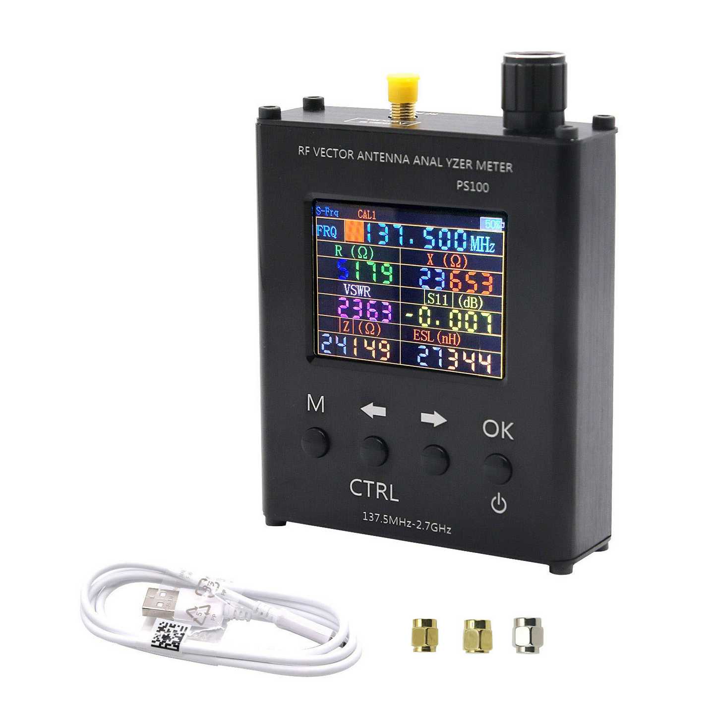 N1201SAPS100天线分析测量仪驻波表测试仪137.5MHz-2.7GHzUVRF