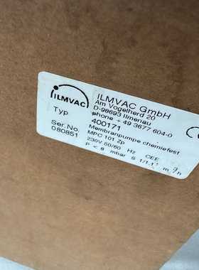 询价德国依尔姆ILMVAC耐腐隔膜真空泵