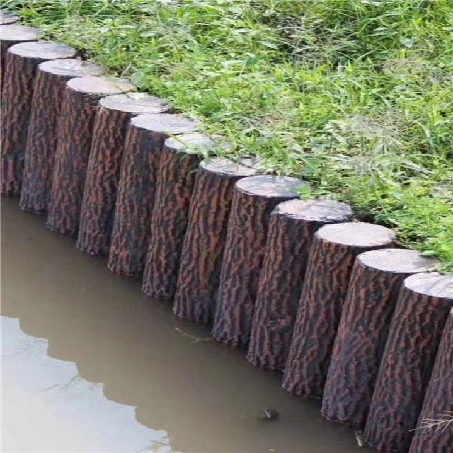 花坛庭院水泥树桩模具仿木围栏绿化带挡土墙栏杆菜园改造美丽乡村,五金/工具,护栏/隔离栏,淘宝优惠券,粉丝福利购,淘宝优惠卷