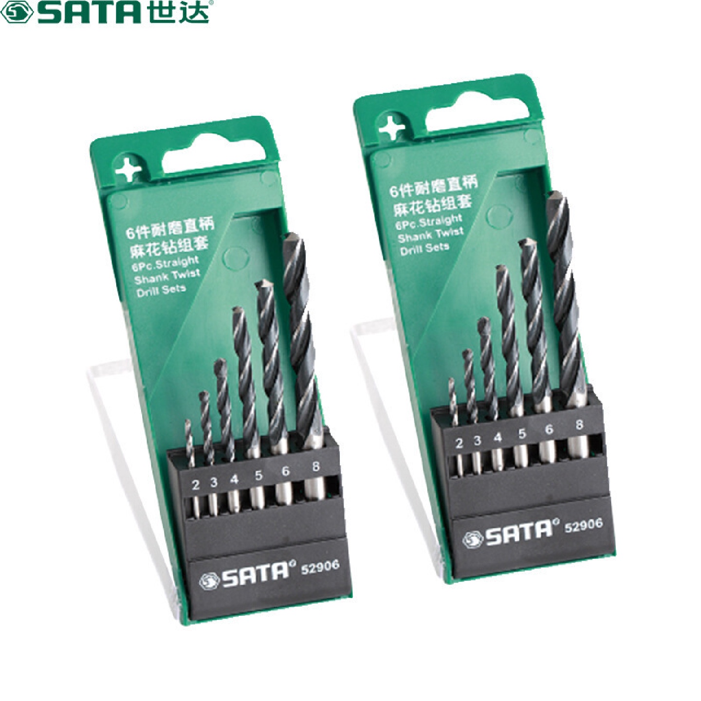 世达SATA耐磨直柄麻花钻6件套(52906)其他手动螺丝刀否52906Y型