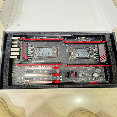 （议价）精粤X99-8D4/2.5G双路主板，有一百多片，工作室不做
