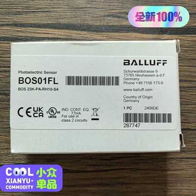 全新原装正品巴鲁夫BOS01FL光电传感器BOS2--议价商品
