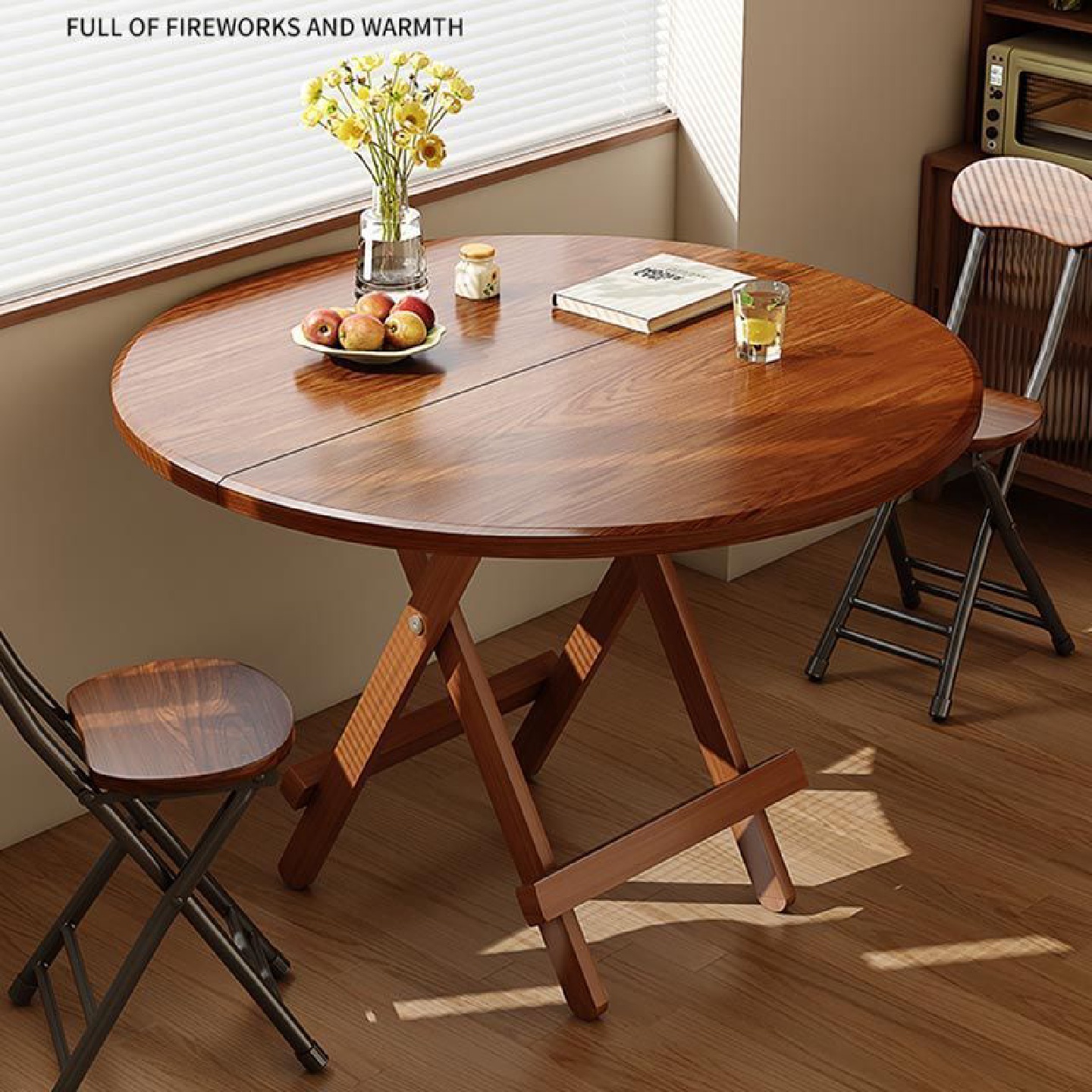 折叠桌折叠餐桌家用小户型圆桌摆摊桌吃饭阳台茶几掼蛋桌户外桌子