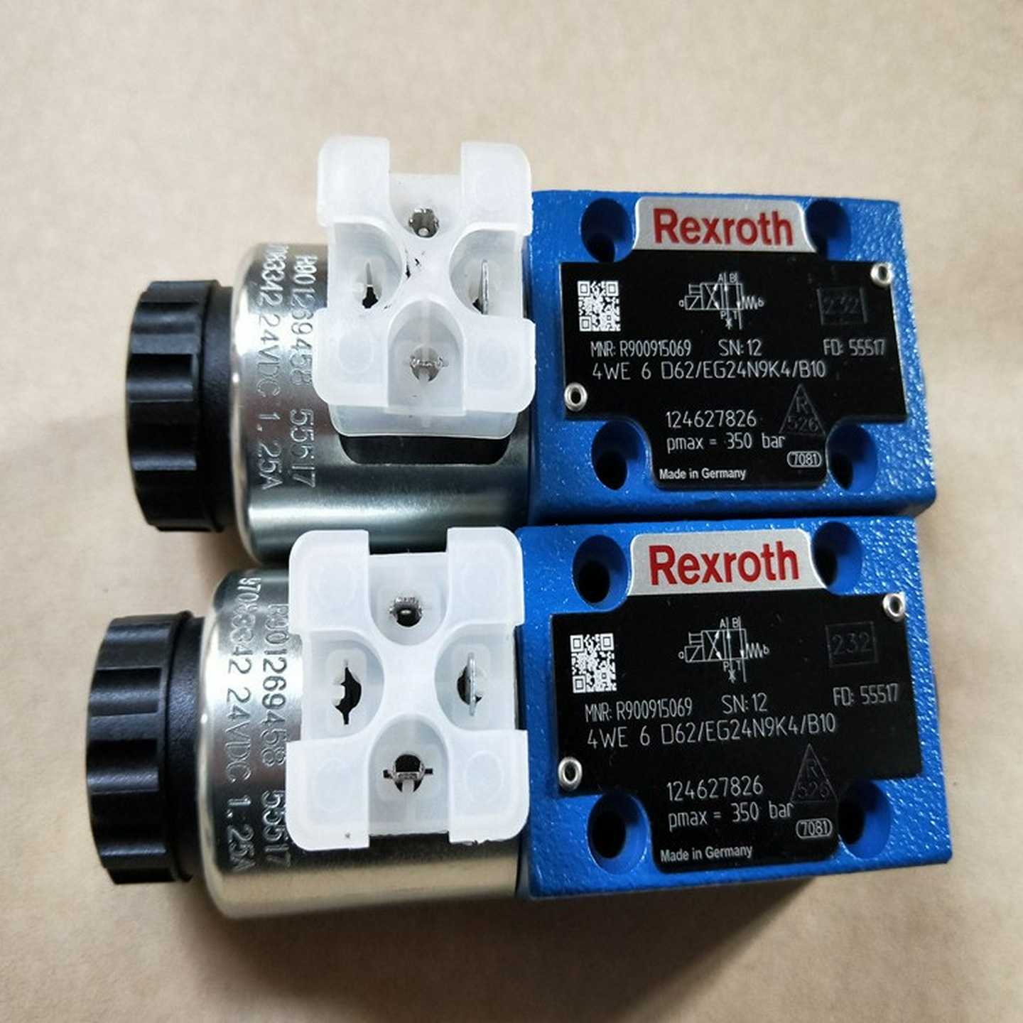 力士乐液压阀4WE6H7L0/HG24N9K4电磁换向阀Rexroth注塑机电磁阀