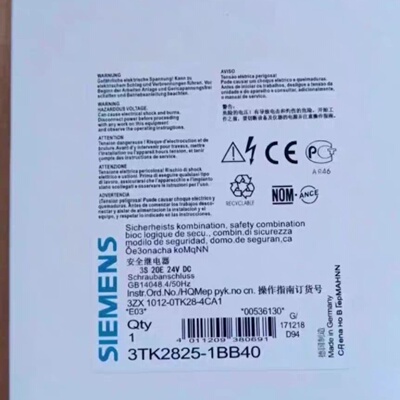 西门子安全继电器3TK28251BB40-询