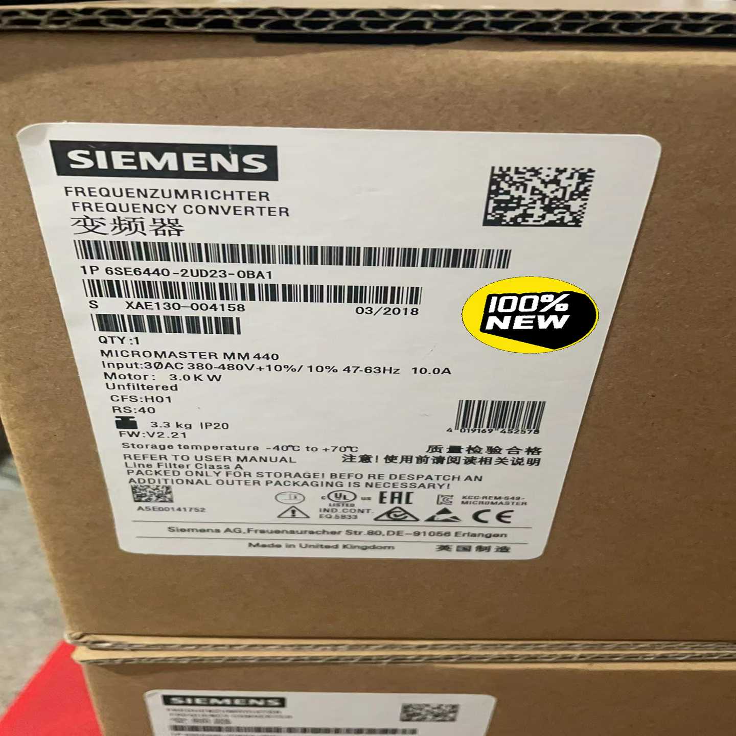 6SE6440-2UD23-0BA1MM440变频询价