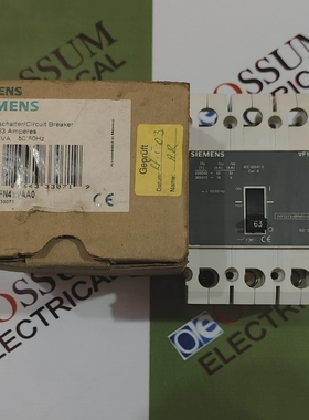 西门子3VF2213-0FN41-0AA0CIRCUITBREAKER63A220VAC65KA免