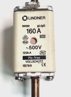 Lindner NH00 160Amp 500V Fuse