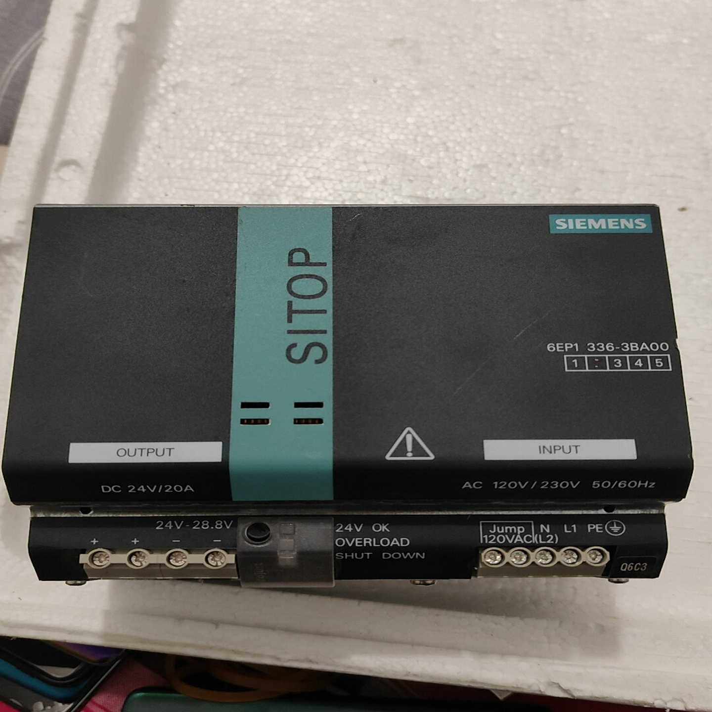 议价西门子 6EP1336-3BA00 电源模块 功能正常 成色