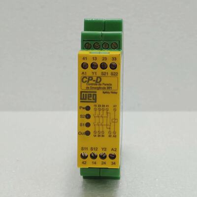 WEG CPD 301 Emergency Stop Safety Relay EStop Control Dual C