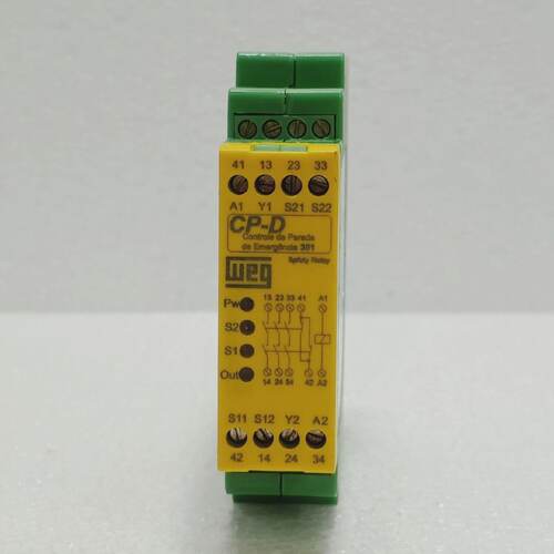 WEG CPD 301 Emergency Stop Safety Relay EStop Control Dual C