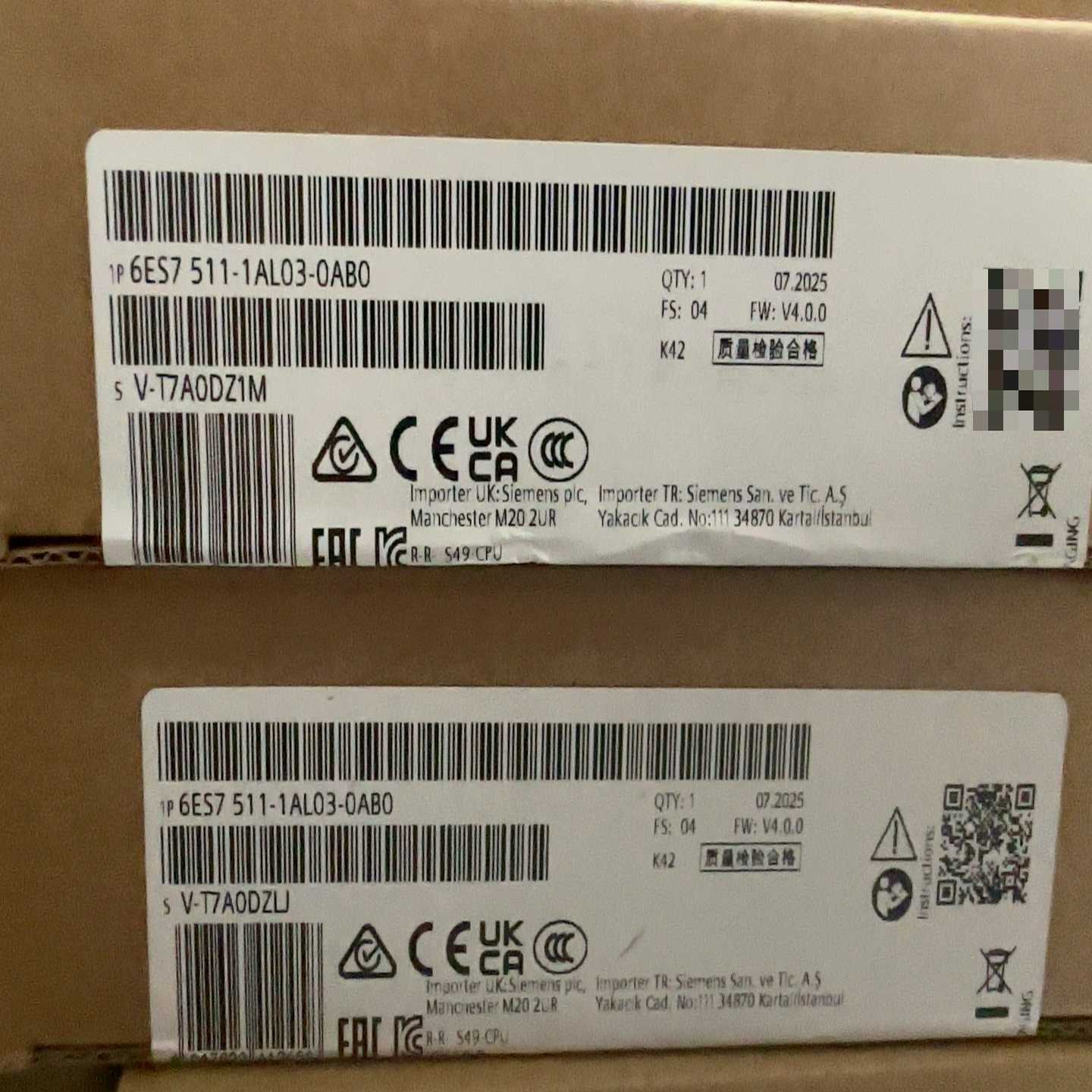 西门子全新原装正品模块6ES7511-1AL03-0AB0--议价商品