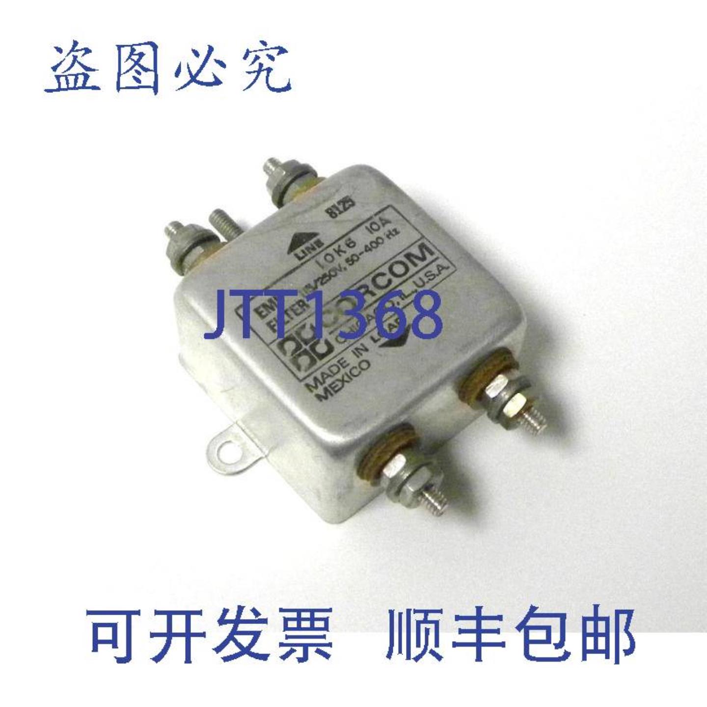 供应CORCOM EMI 滤波器 120  250 VAC @ 10 AMPS 型号 10K6