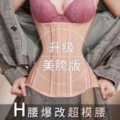 美胯收胯束腹带女瘦身瘦腰收腹强力小肚子塑腰束缚带产后运动腰封