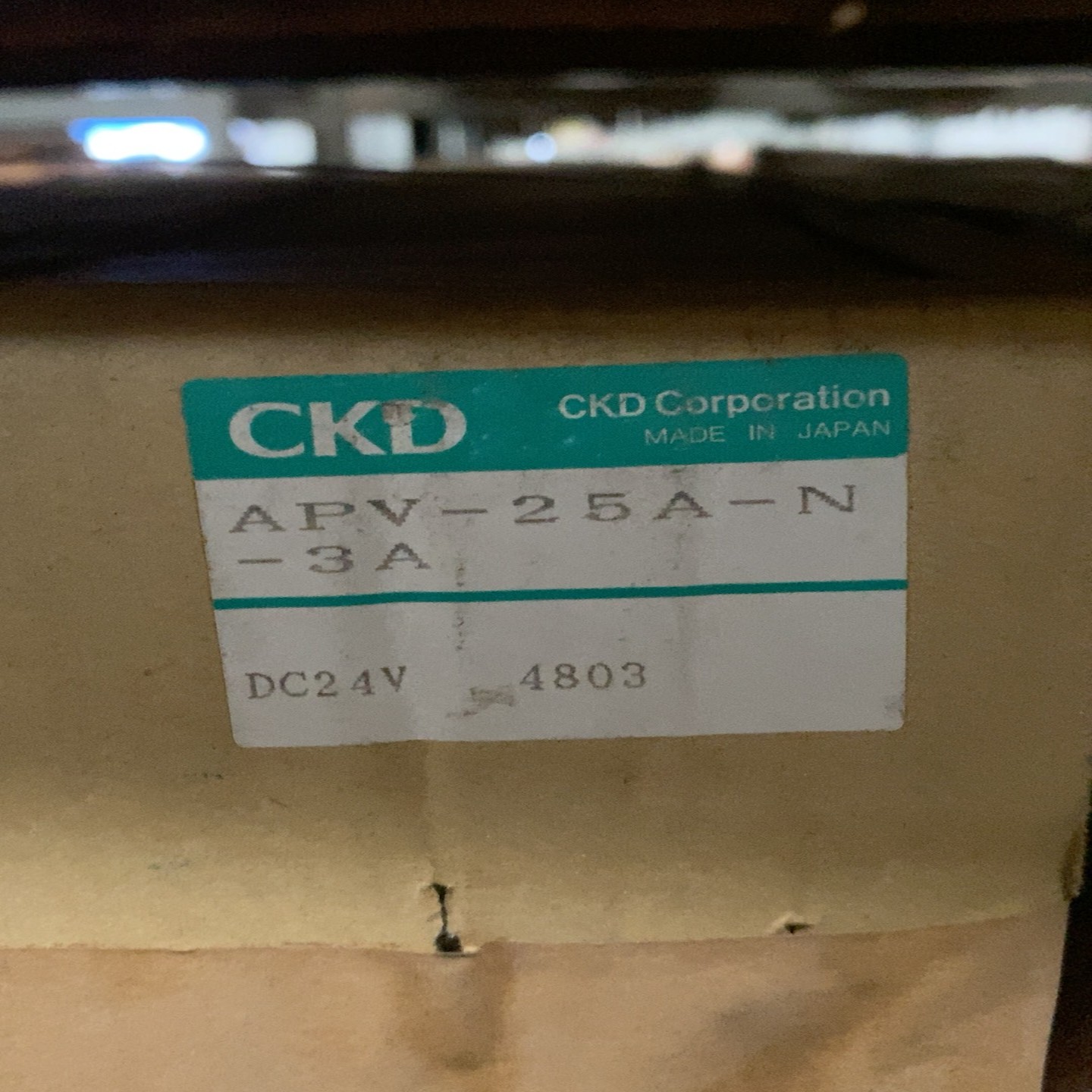 【请询价】出闲置CKD电磁阀APV-25A-N-3ADC24V日本