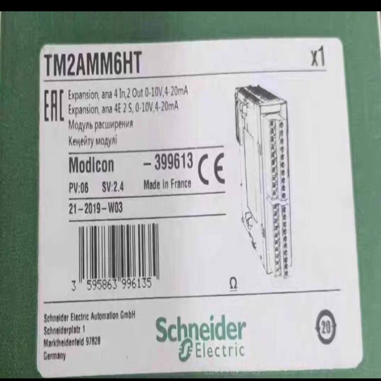 售前询价TM2AMM6HT充新后包装