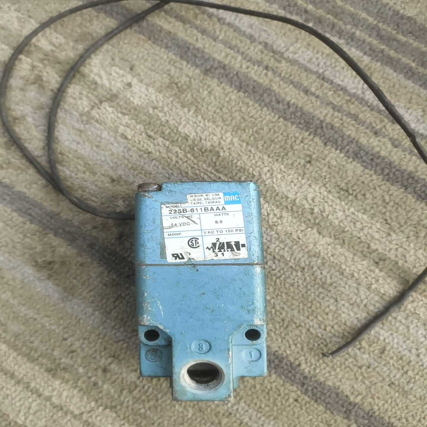 【议价】MAC电磁阀225B-611BAAA，实图，运费