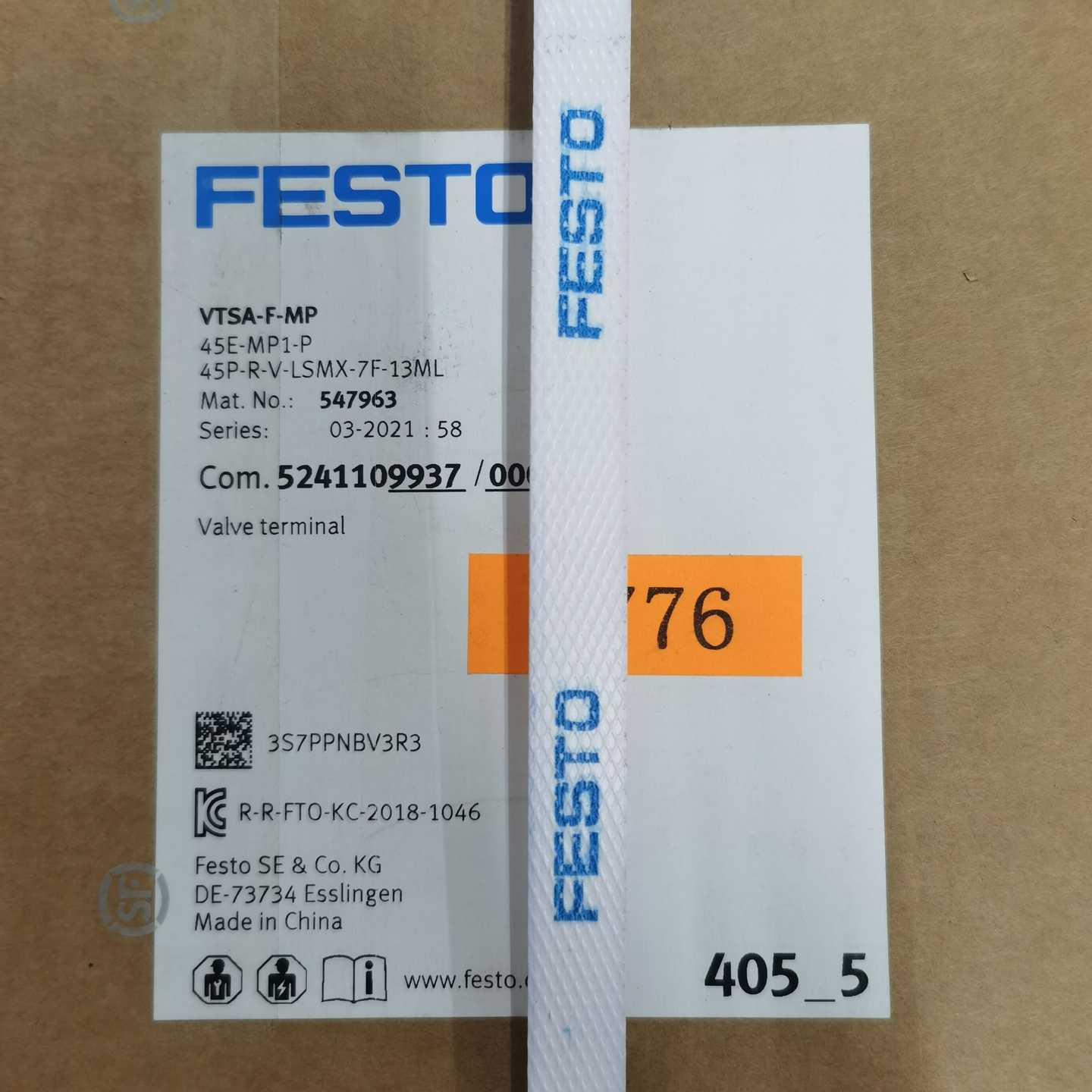 配件FESTO 费斯托 阀岛 VTSA-F-MP  547963 全新 原装正品议价